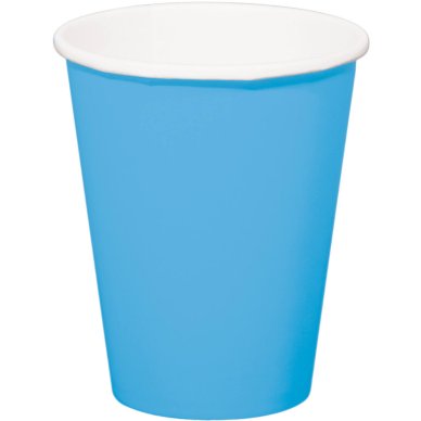 Trinkbecher Blau 350 ml - 8 Stck