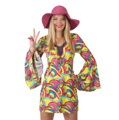 Hippie Kleid Multi 48-50