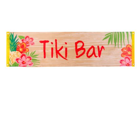 Hawaii Party Banner Tiki Bar