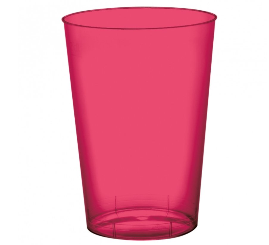 Trinkglser pink - 10 Stck - 200ml