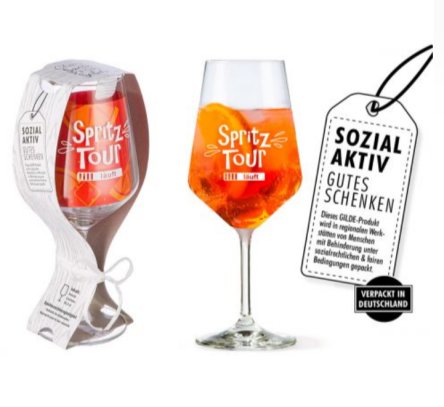 Weinglas Spritz Tour