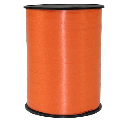 Dekoband orange auf Spule 250m x 1 cm