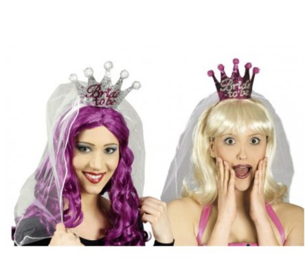 Haarkrone Bride to be mit Schleier