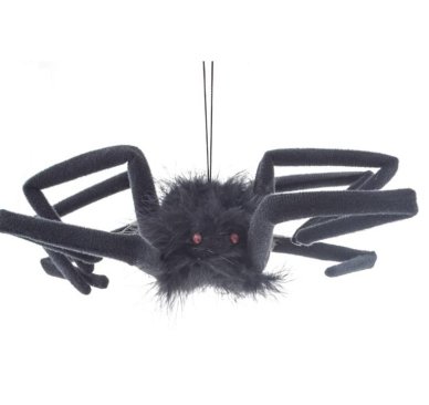Schwarze Spinne, 50 cm