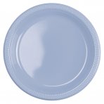 Teller Plastik pastell blau, 10 Stck, 17,7 cm