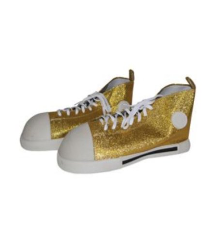 Riesen Clownschuhe Sneakers gold
