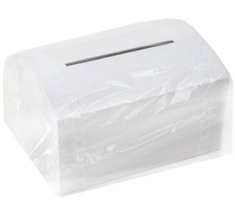 Geldbox - Truhe - Schatzkiste, weiß, 30 cm