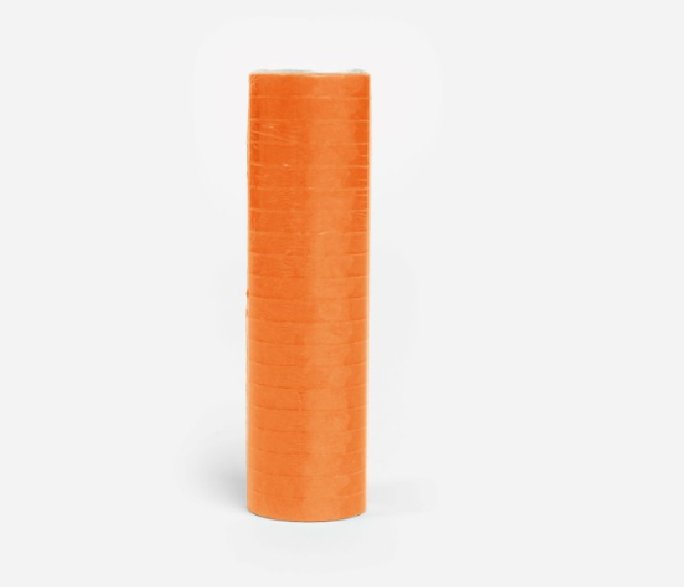 Luftschlangen 20 x 4m flammhemmend orange
