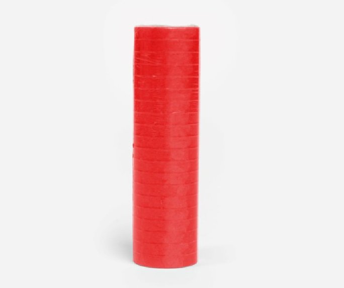 Luftschlangen 20 x 4m flammhemmend rot