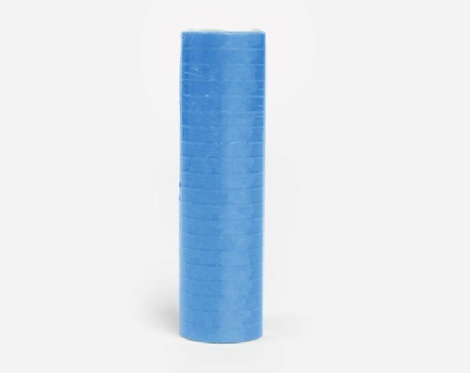 Luftschlangen 20 x 4m flammhemmend blau