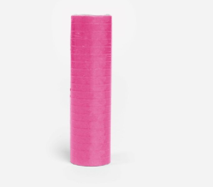 Luftschlangen 20 x 4m flammhemmend pink