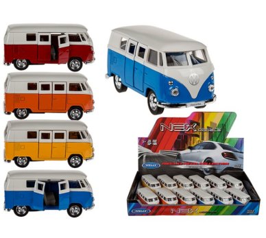 Modellauto mit Rckziehmotor VW T1 Bus 1963