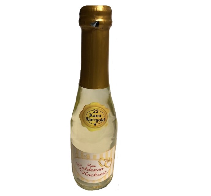 Piccolo Goldsekt - Zur goldenen Hochzeit