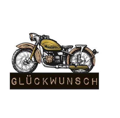 Glckwunschkarte mit Umschlag