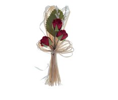 Rosen Blumenstrauß, 3er, rot