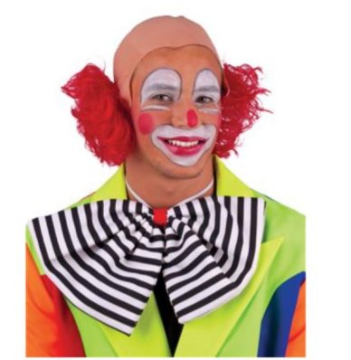 Percke Glatze Clown, rot