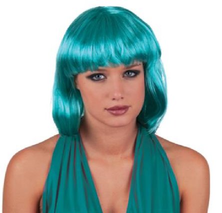 Sexy Bob Per�cke, azurblau