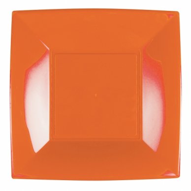 Pappteller, orange, 10 Stck