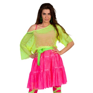 Netzshirt Body Neon Grn