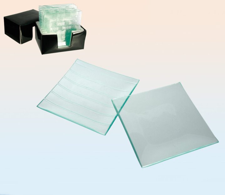 Glasdekoschale, transparent