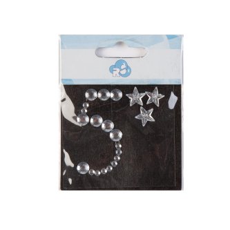 Sticker aus Strass, Zahl 5