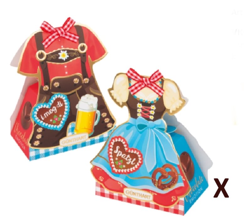 Pralinen Geschenk Volksfest - Dirndl