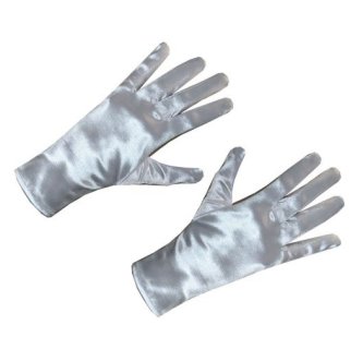 Handschuhe, wei - 25 cm