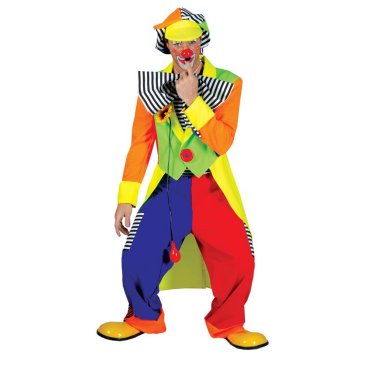 Clown Kostüm, Gr. 52/54