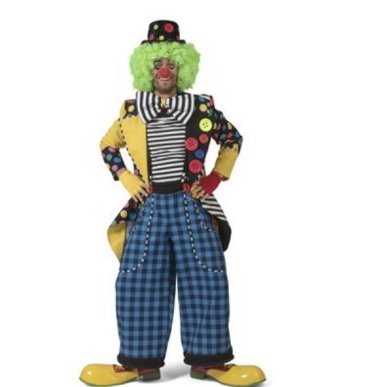 Clown Verkleidung fr Herren, Gr.L