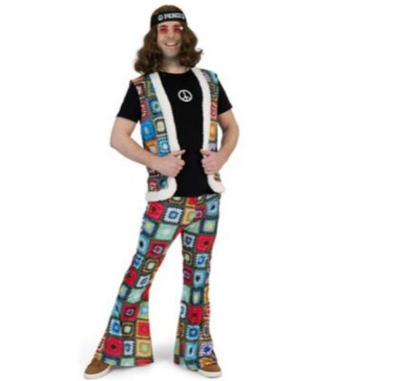 Hippie Hose fr Herren, Gr. 56-58 (XL)