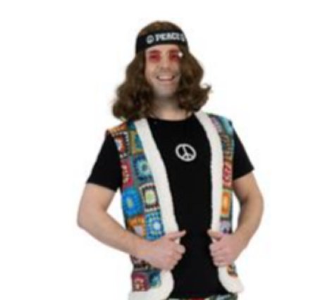 Hippie Weste fr Herren, Gr. 56-58 (X)