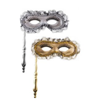 Venezianische Maske, silber