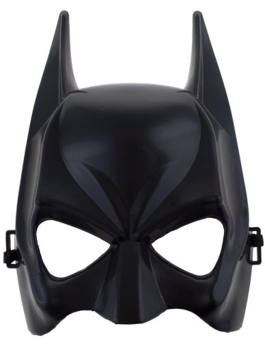 Maske Fledermaus, schwarz