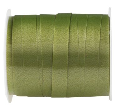 Polyband / Geschenkband Spule, olive