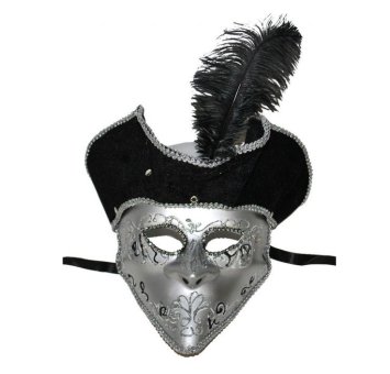 Venezianische Maske, silber