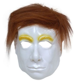 Maske mit Haaren