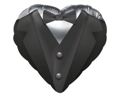 Folienballon Hochzeitsanzug