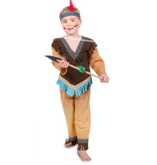 Kinder Kostüm Indianer, M