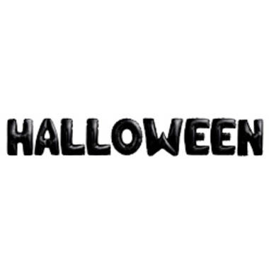 Schriftzug Halloween, schwarz