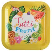Pappteller Sommer Tutti Frutti