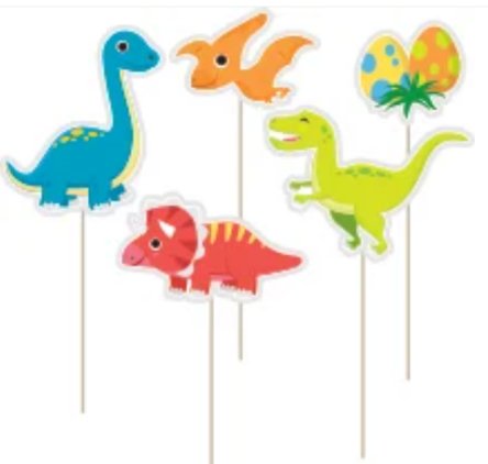 Kuchen Picker Dinosaurier, 12 Stck