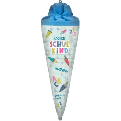 Folienballon Endlich Schulkind