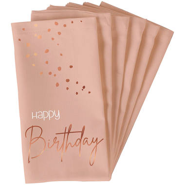 Servietten Elegant Lush Blush Happy Birthday