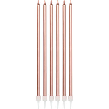Papier Strohhalme rosegold, 24 Stck