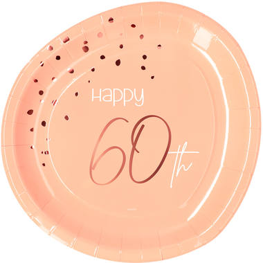 Teller Elegant Lush Blush, 60 Jahre