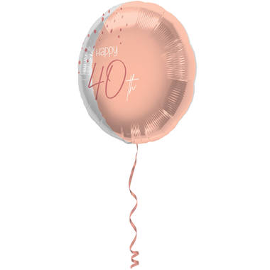 Folienballon Elegant Lush Blush 40 Jahre