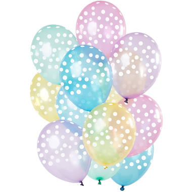 Ballons Punktmuster Pastell Dots