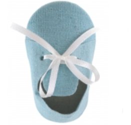 Babyschuhe hellblau, 4 Stck