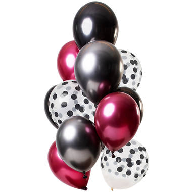 Ballons Dark Richness - 12 Stck