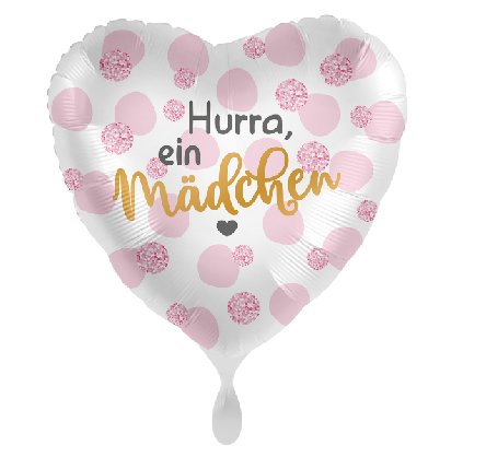 Hurra, ein M�dchen Ballon